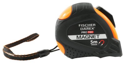 Zvinovací meter, 5 m x 19 mm, magnetický, FISCHER DAREX