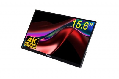 Prenosný monitor, dotykový displej, 4K UHD rozlíšenie, kovové prevedenie, 15,6", VERBATIM "PMT-15-4K"