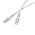 USB kábel, USB-C – USB-C, 1,2 m, 60 W, magnetický, VERBATIM, sivý