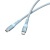 USB kábel, USB-C – USB-C, 1,2 m, 60 W, magnetický, VERBATIM, modrý