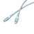 USB kábel, USB-C - USB-C, 1,2 m, 100W, magnetický, VERBATIM, modrý