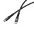 USB kábel, USB-C – USB-C, 1,2 m, 60 W, magnetický, VERBATIM, čierny