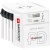 Adaptér pre svetových cestovateľov, 1xUSB-A, 1xUSB-C PD, 65W, USB-C kábel, SKROSS