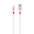 Nabíjací kábel USB-A/Lightning (Apple), 1,2 m, SKROSS, biely